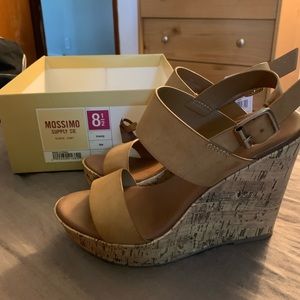 Tan wedges